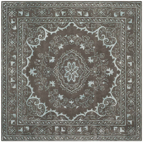 Safavieh Glamour Glm533D Dark Grey Rugs - Safavieh - glm533d - 6sq