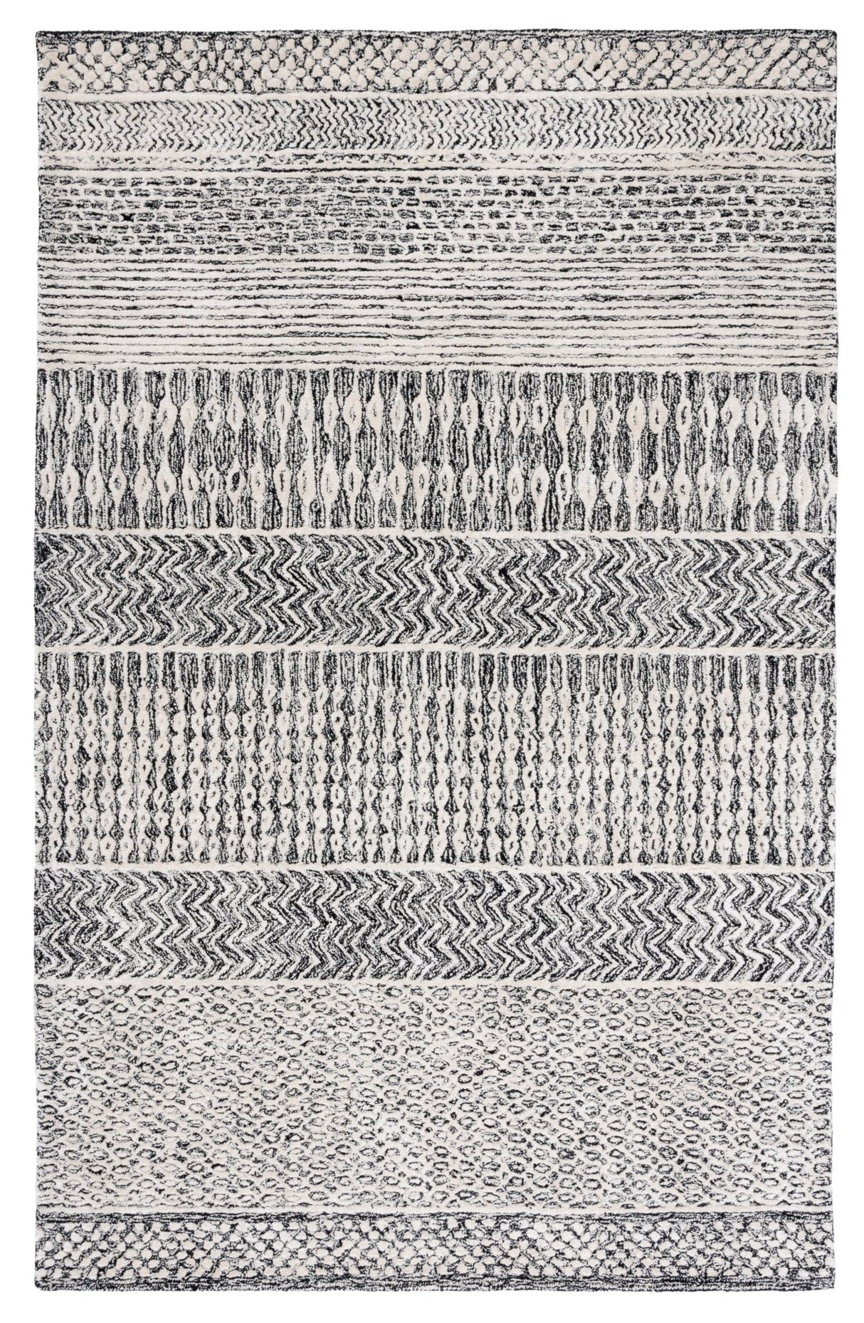 Safavieh Glamour Glm538H Charcoal/Ivory Rug - Safavieh - glm538h - 3