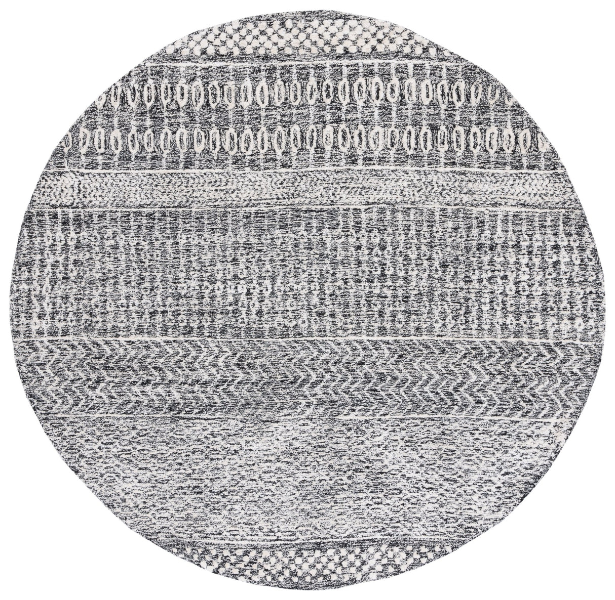 Safavieh Glamour Glm538H Charcoal/Ivory Rug - Safavieh - glm538h - 6r