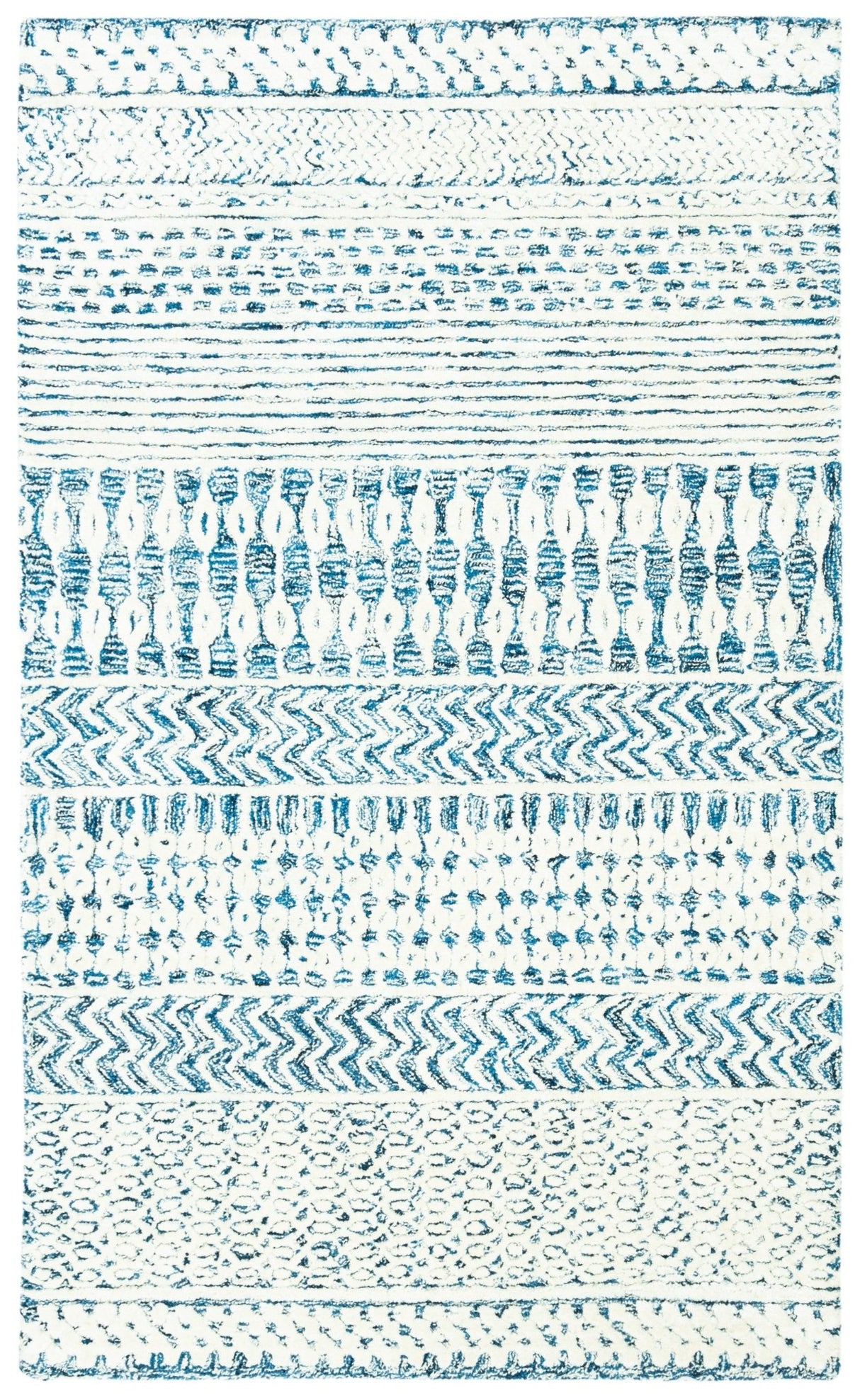 Safavieh Glamour Glm538N Navy/Ivory Rug - Safavieh - glm538n - 6r