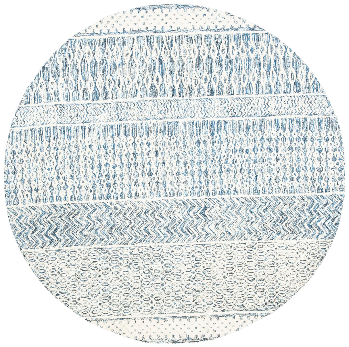Safavieh Glamour Glm538N Navy/Ivory Rug - Safavieh - glm538n - 6r