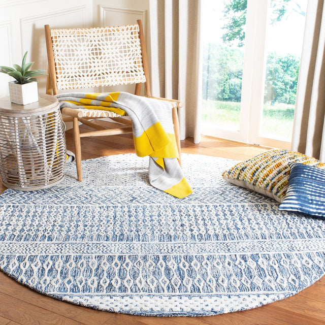 Safavieh Glamour Glm538N Navy/Ivory Rug - Safavieh - glm538n - 6r