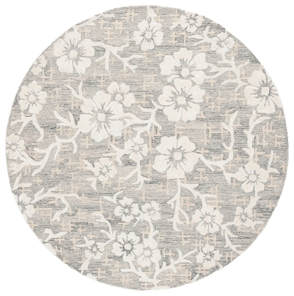 Safavieh Glamour 6'-0" x 6'-0" Rug in Grey / Ivory