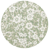 Safavieh Glamour 6'-0" x 6'-0" Rug in Green / Ivory