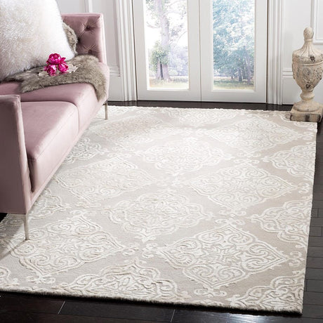 Safavieh Glamour Glm568A Silver/Ivory Rug - Safavieh - glm568a - 2