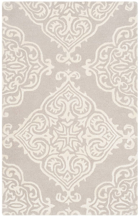 Safavieh Glamour Glm568A Silver/Ivory Rug - Safavieh - glm568a - 2