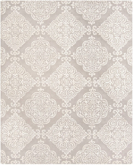 Safavieh Glamour Glm568A Silver/Ivory Rug - Safavieh - glm568a - 6r