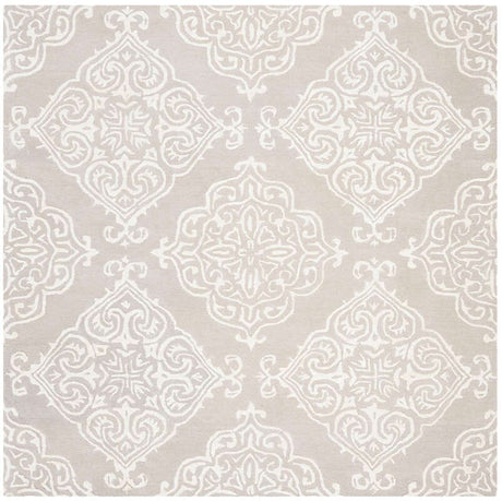 Safavieh Glamour Glm568A Silver/Ivory Rug - Safavieh - glm568a - 6sq