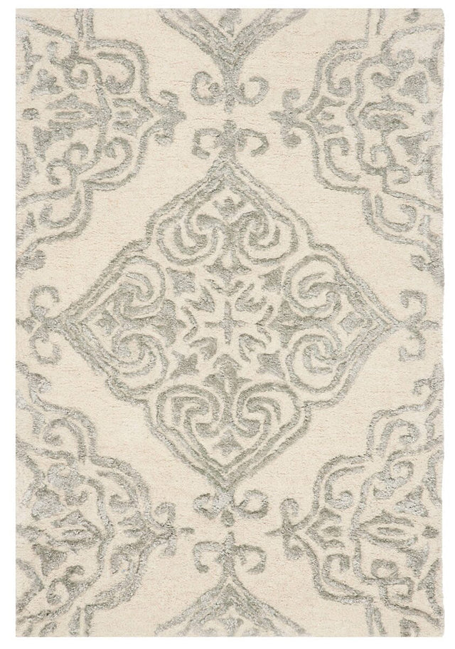 Safavieh Glamour Glm568C Ivory / Silver Rugs - Safavieh - glm568c - 6r