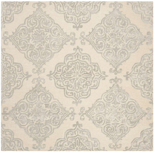 Safavieh Glamour Glm568C Ivory / Silver Rugs - Safavieh - glm568c - 6sq