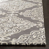 Safavieh Glamour Glm568D Dark Grey / Ivory Rugs - Safavieh - glm568d - 2