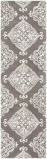 Safavieh Glamour Glm568D Dark Grey / Ivory Rugs - Safavieh - glm568d - 28