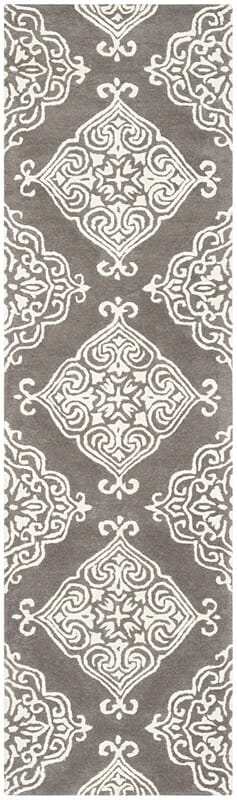 Safavieh Glamour Glm568D Dark Grey / Ivory Rugs - Safavieh - glm568d - 28