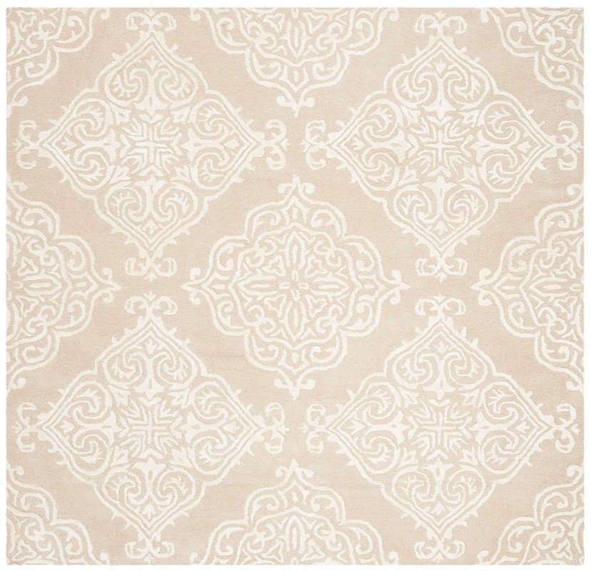Safavieh Glamour Glm568E Beige / Ivory Rugs - Safavieh - glm568e - 6sq