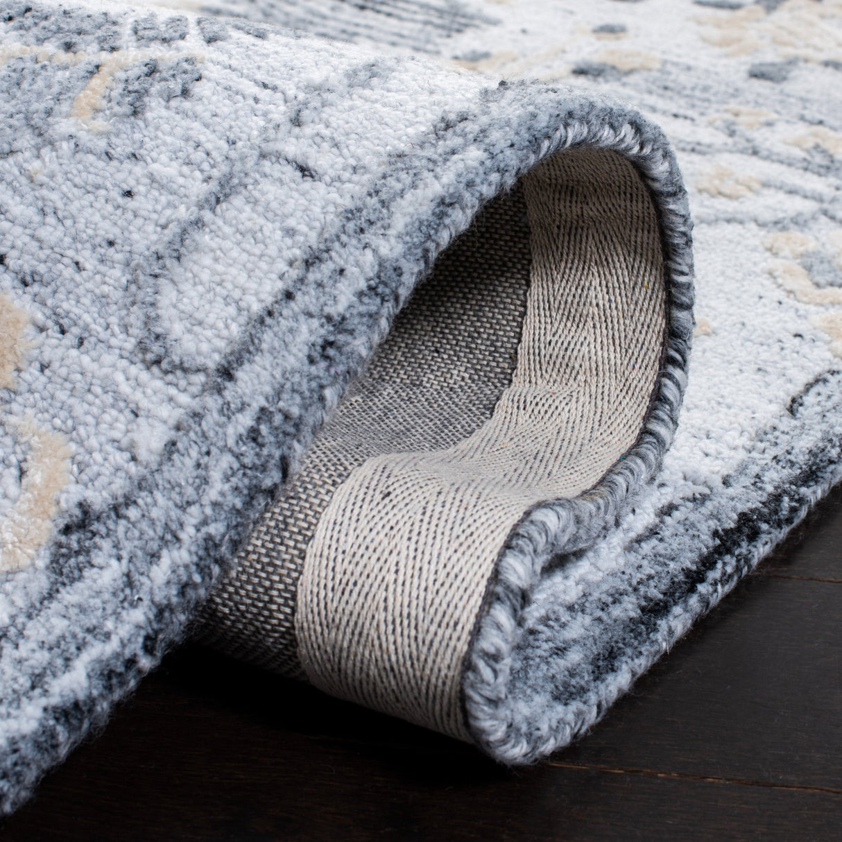 Safavieh Glamour Glm569A Ivory/Grey Rugs - Safavieh - glm569a - 6r