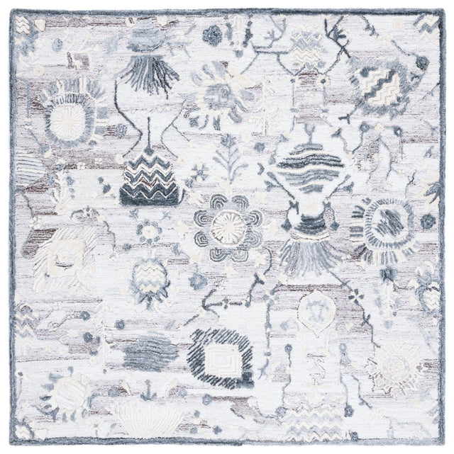 Safavieh Glamour Glm569E Light Brown/Grey Rugs - Safavieh - glm569e - 6sq