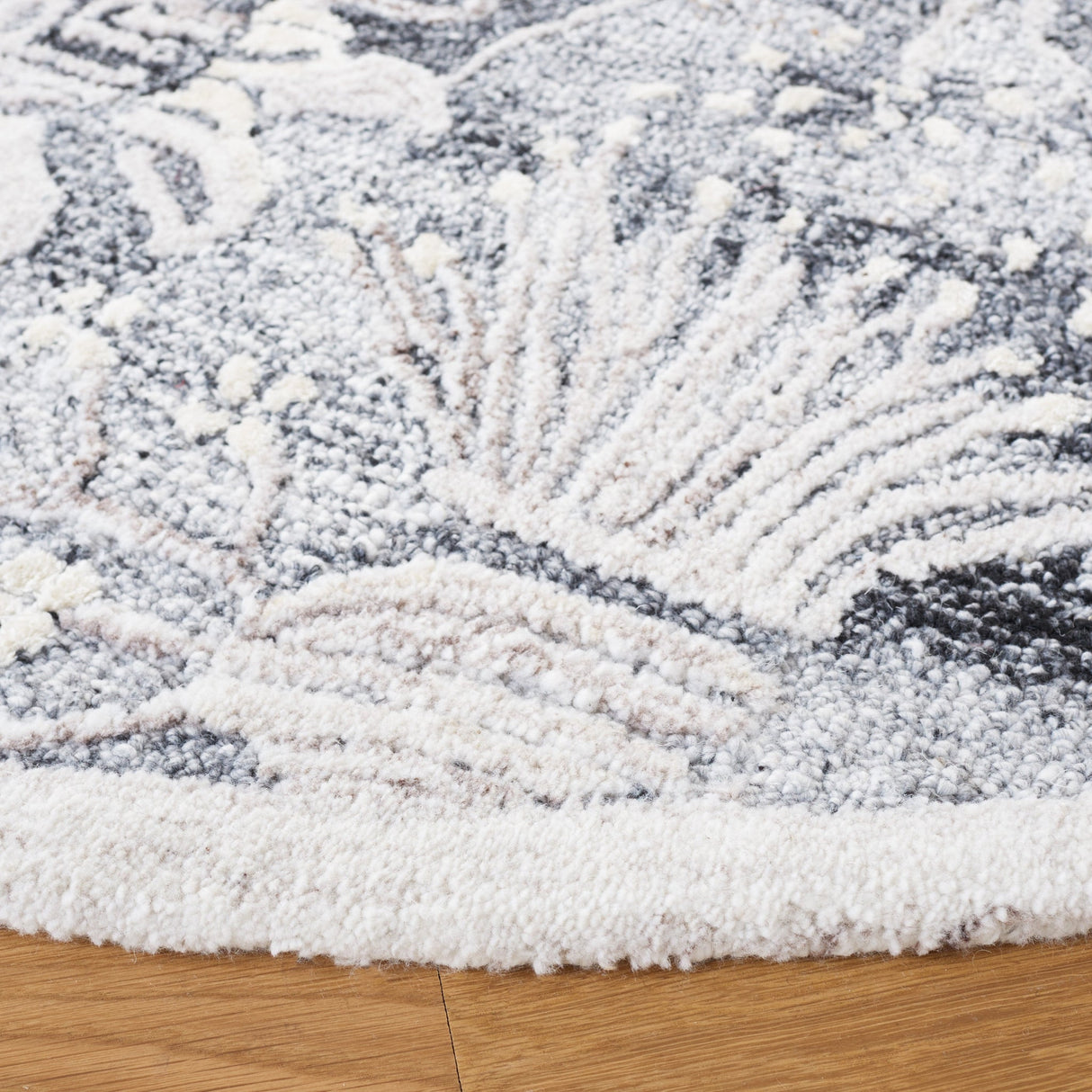 Safavieh Glamour Glm569G Grey/Ivory Rugs - Safavieh - glm569g - 6r