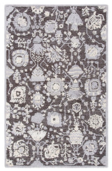 Safavieh Glamour Glm569T Dark Brown/Ivory Rugs - Safavieh - glm569t - 4