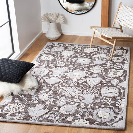 Safavieh Glamour Glm569T Dark Brown/Ivory Rugs - Safavieh - glm569t - 4