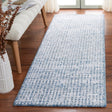 Safavieh Glamour 2'-3" x 8'-0" Rug in Blue / Ivory