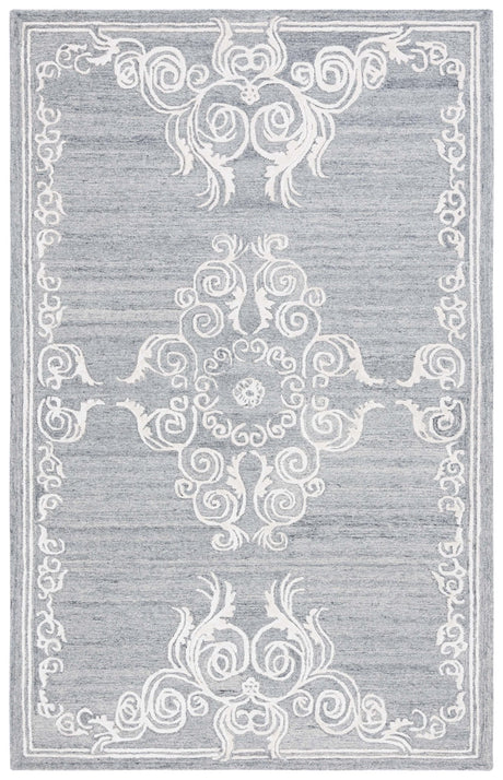 Safavieh Glamour Glm604F Grey/Ivory Rug - Safavieh - glm604f - 3