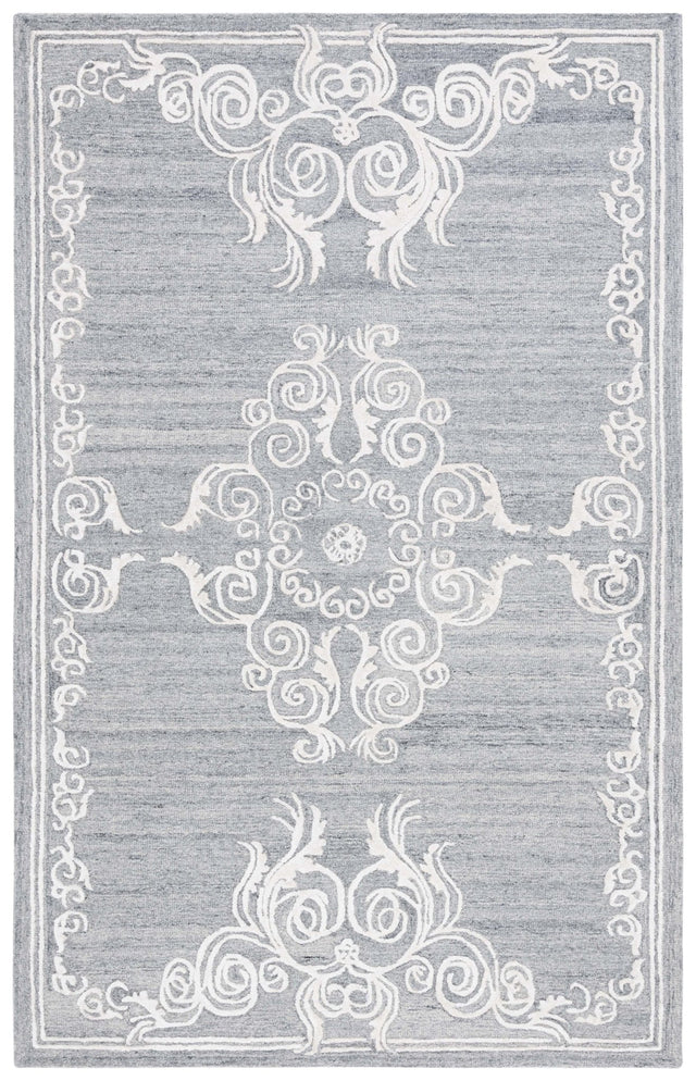 Safavieh Glamour Glm604F Grey/Ivory Rug - Safavieh - glm604f - 3