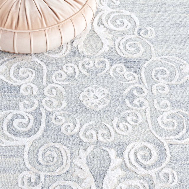 Safavieh Glamour Glm604G Silver/Ivory Rug - Safavieh - glm604g - 28