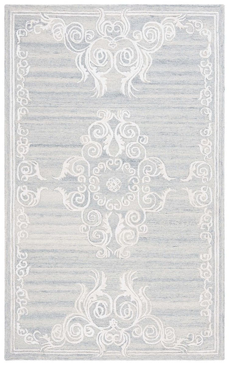 Safavieh Glamour Glm604G Silver/Ivory Rug - Safavieh - glm604g - 3