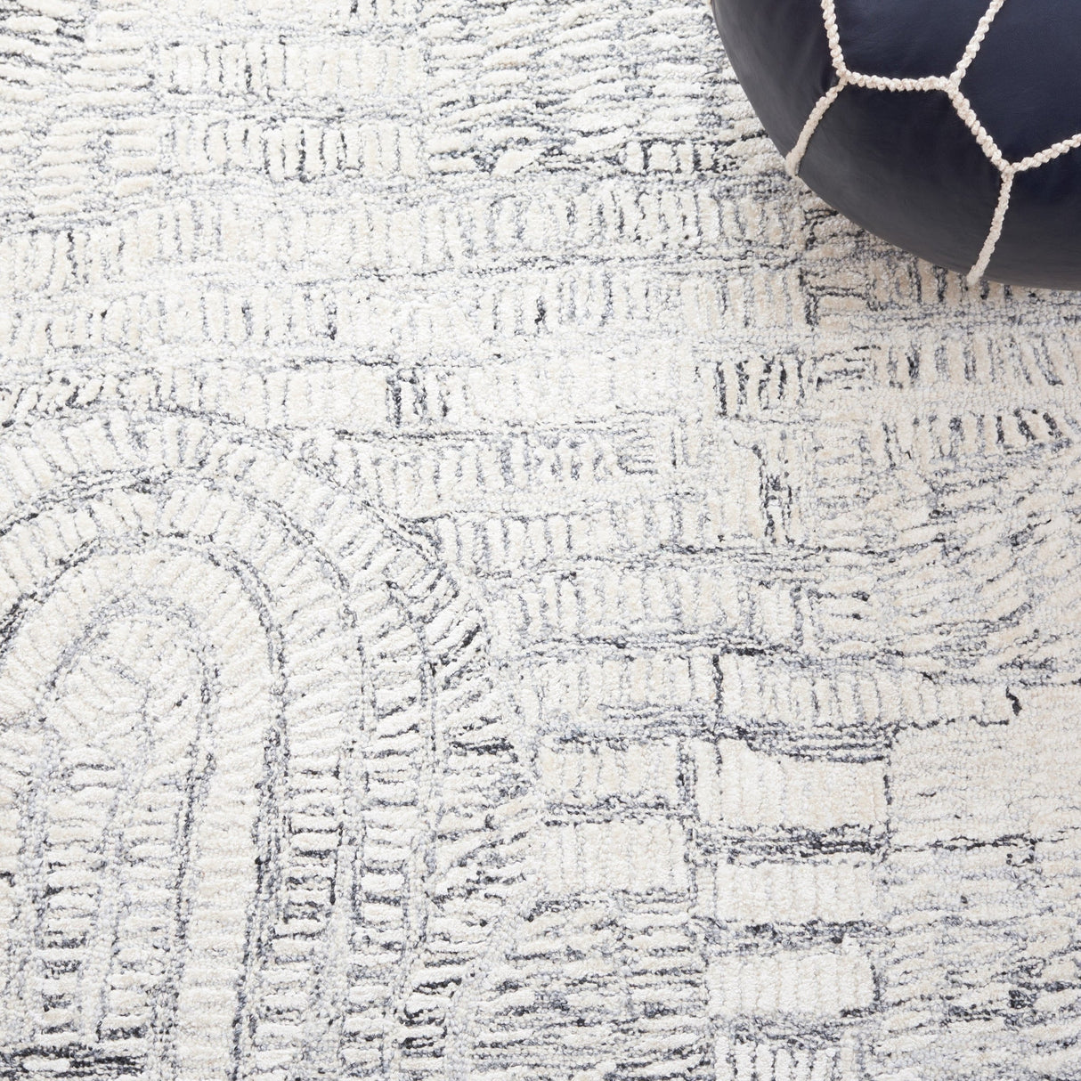 Safavieh Glamour Glm606F Grey/Ivory Rug - Safavieh - glm606f - 28