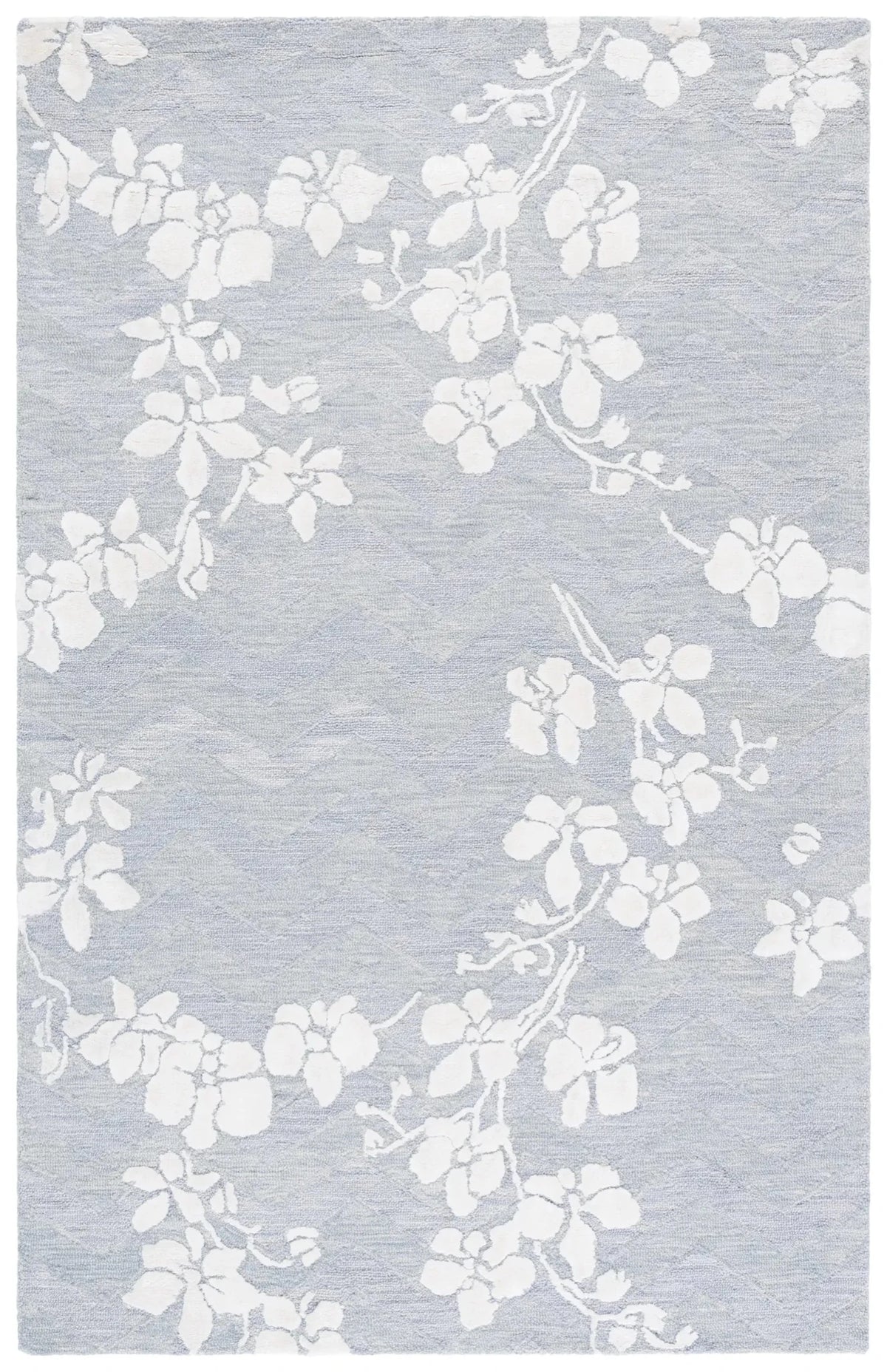 Safavieh Glamour 4'-0" x 6'-0" Rug in Grey / Ivory