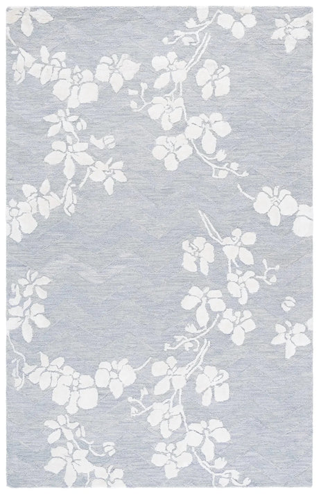 Safavieh Glamour 4'-0" x 6'-0" Rug in Grey / Ivory