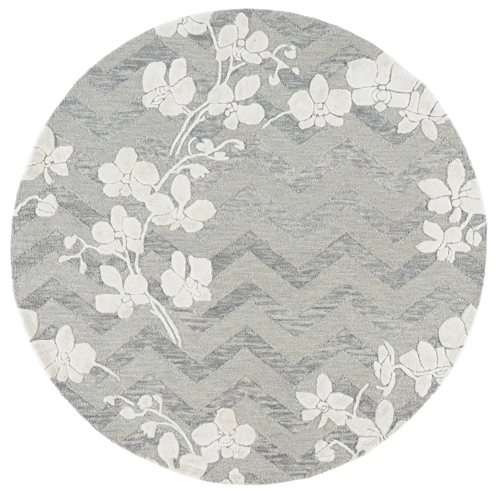 Safavieh Glamour 6'-0" x 6'-0" Rug in Grey / Ivory