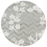 Safavieh Glamour 6'-0" x 6'-0" Rug in Grey / Ivory