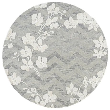 Safavieh Glamour 6'-0" x 6'-0" Rug in Grey / Ivory