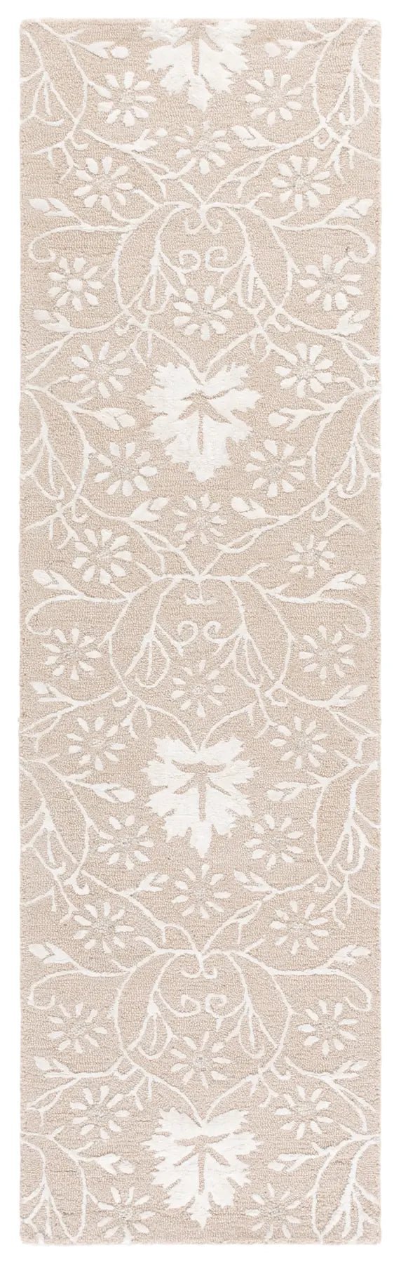 Safavieh Glamour 2'-3" x 8'-0" Rug in Beige / Ivory