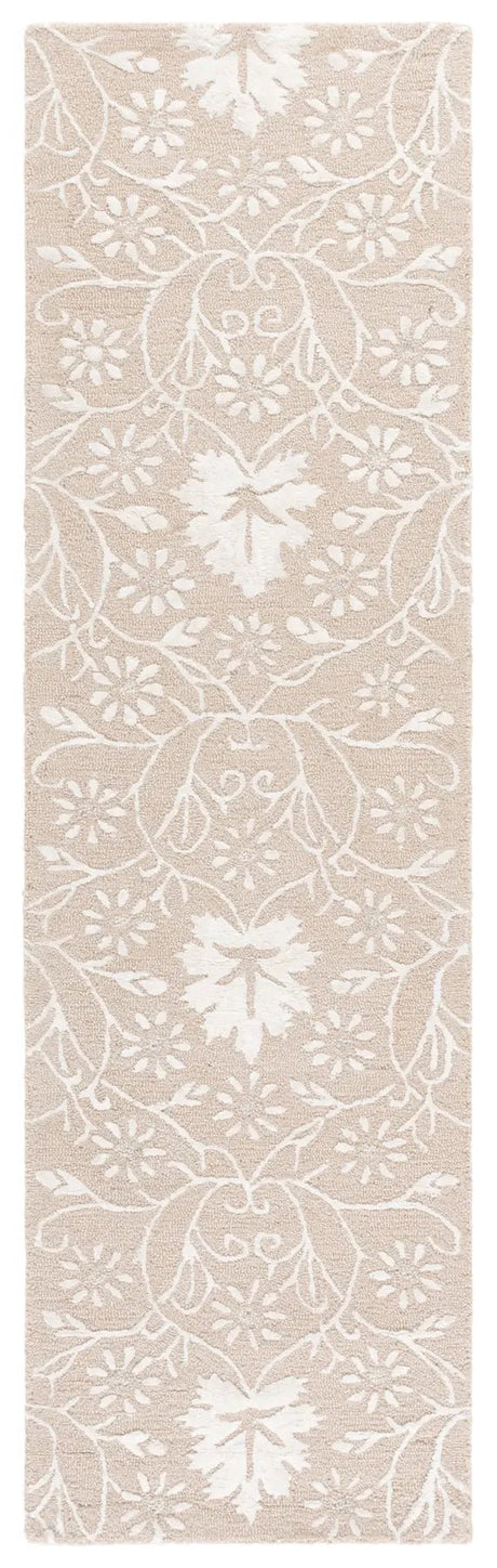 Safavieh Glamour 2'-3" x 8'-0" Rug in Beige / Ivory