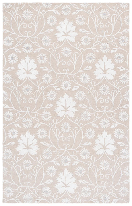 Safavieh Glamour 4'-0" x 6'-0" Rug in Beige / Ivory