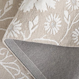 Safavieh Glamour 4'-0" x 6'-0" Rug in Beige / Ivory