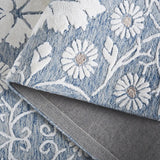 Safavieh Glamour 4'-0" x 6'-0" Rug in Blue / Ivory