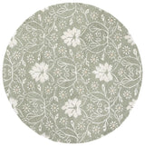 Safavieh Glamour 6'-0" x 6'-0" Rug in Sage / Ivory
