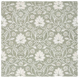 Safavieh Glamour 6'-0" x 6'-0" Rug in Sage / Ivory