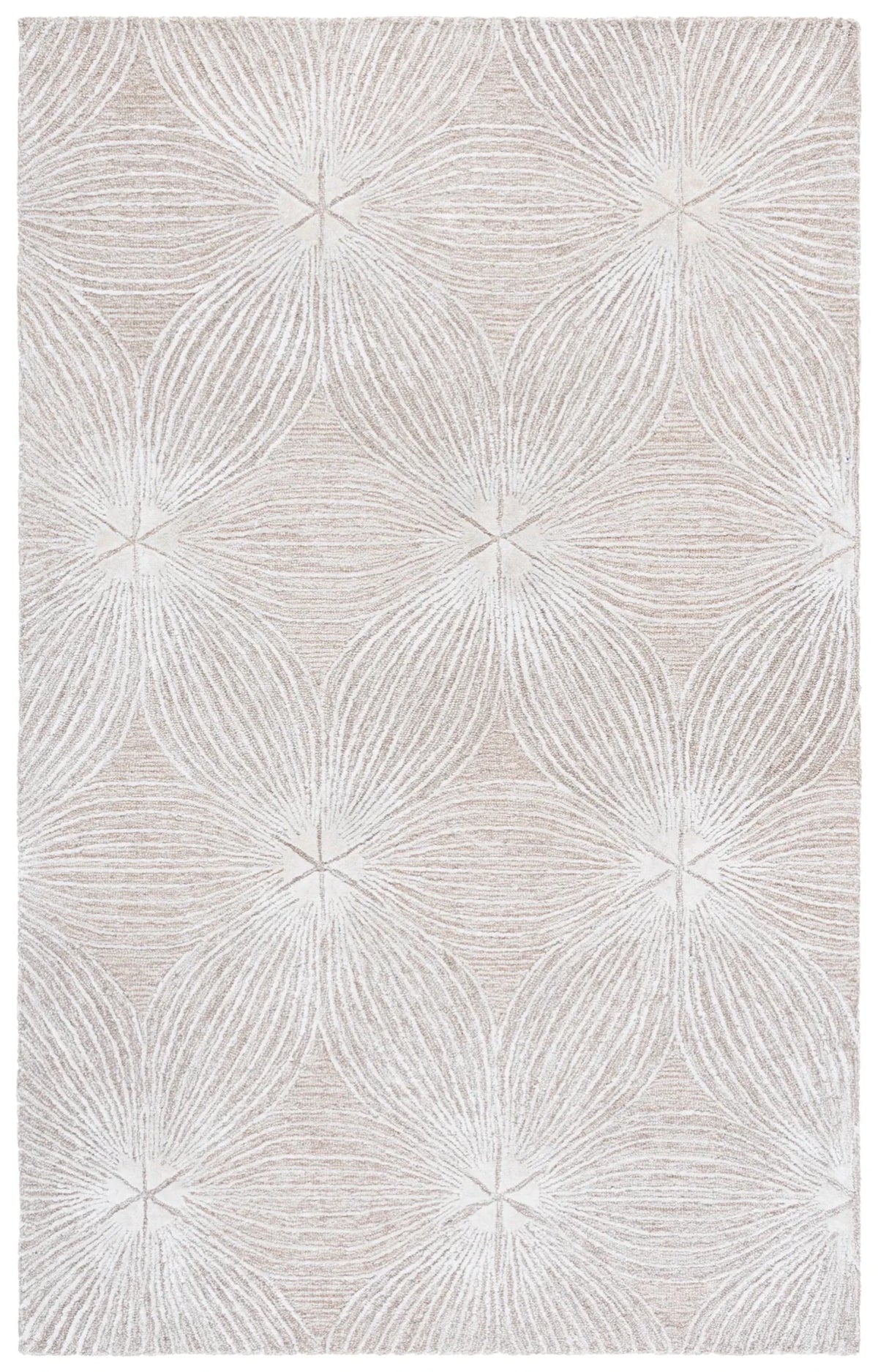 Safavieh Glamour 4'-0" x 6'-0" Rug in Beige / Ivory