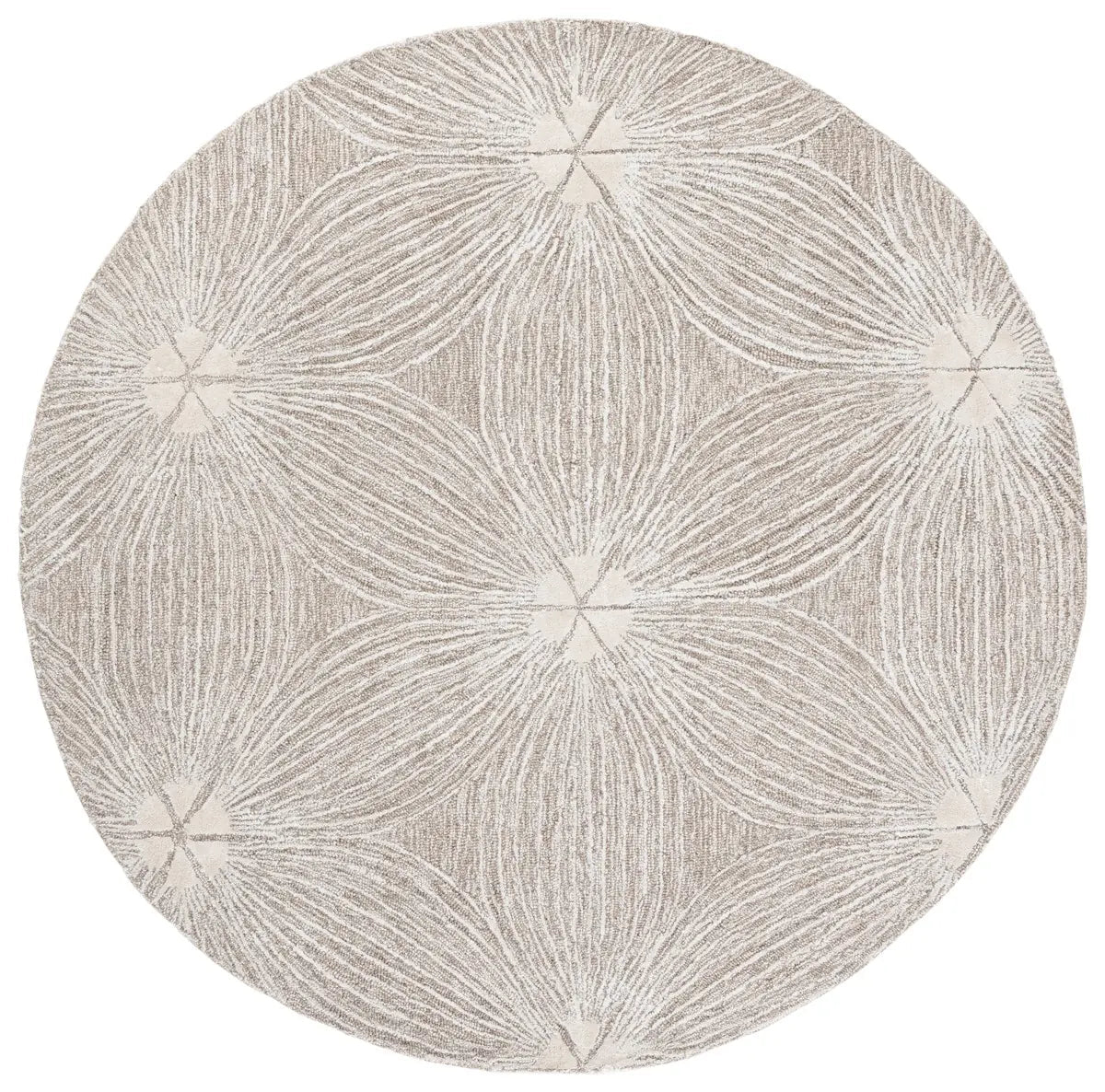 Safavieh Glamour 6'-0" x 6'-0" Rug in Beige / Ivory