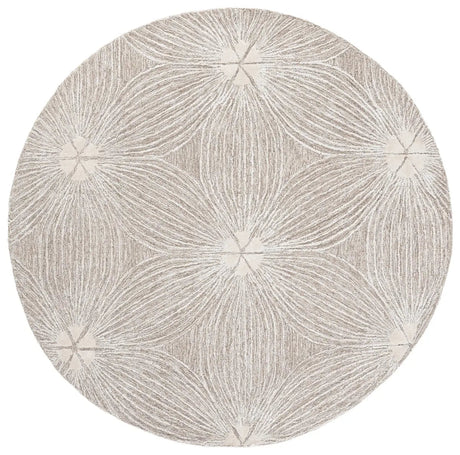 Safavieh Glamour 6'-0" x 6'-0" Rug in Beige / Ivory