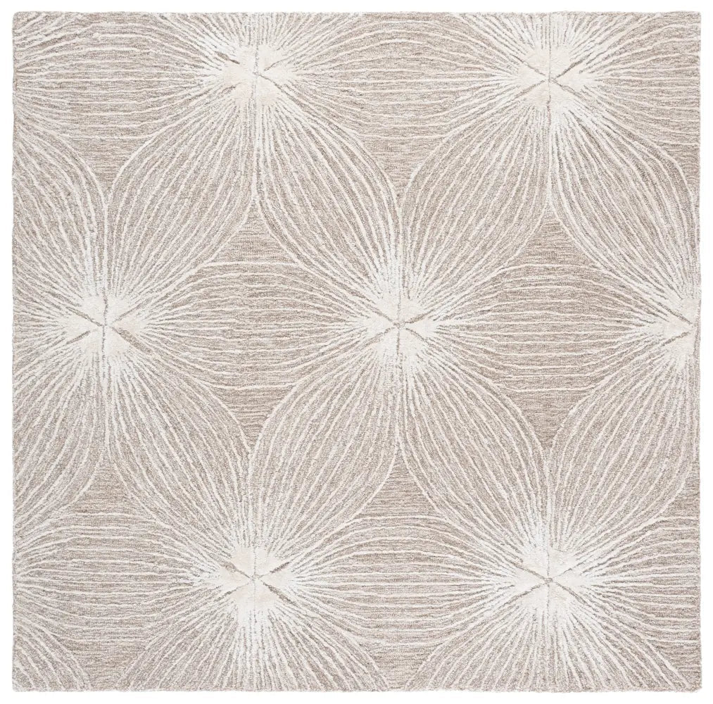 Safavieh Glamour 6'-0" x 6'-0" Rug in Beige / Ivory
