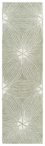Safavieh Glamour 2'-3" x 8'-0" Rug in Sage / Ivory