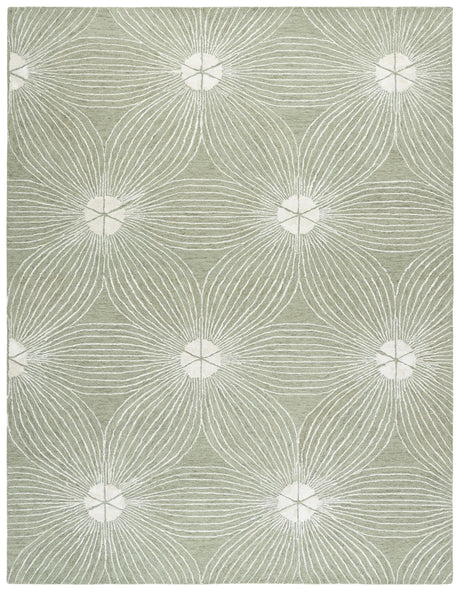 Safavieh Glamour 8'-0" x 10'-0" Rug in Sage / Ivory