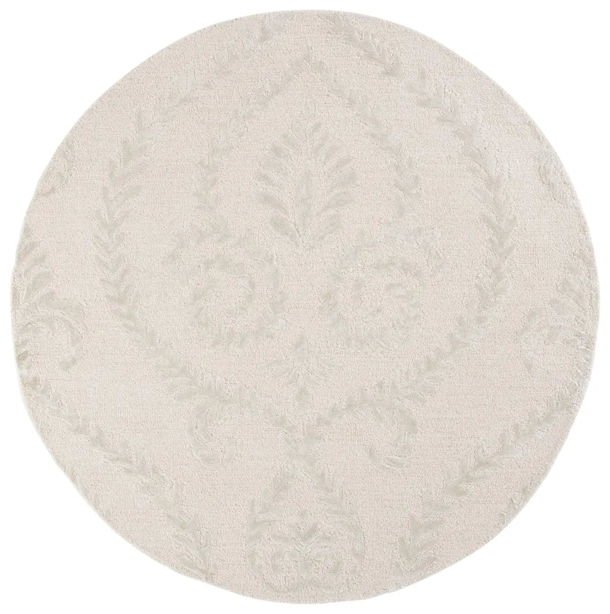 Safavieh Glamour 6'-0" x 6'-0" Rug in Beige / Ivory