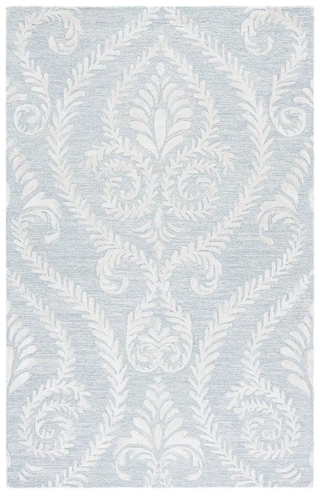 Safavieh Glamour 4'-0" x 6'-0" Rug in Blue / Ivory