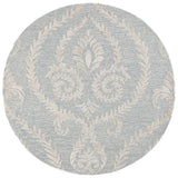 Safavieh Glamour 6'-0" x 6'-0" Rug in Blue / Ivory